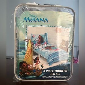 Moana 4 Piece Toddler Bed Set